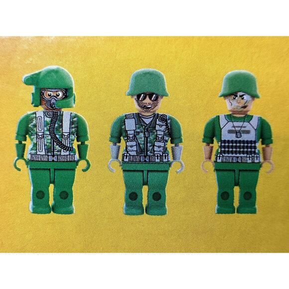 Make-It Blocks Figures FIREFIGHTER MILITARY SPACE CONSTRUCTION CREW 4‎ PACKS NEW - Picture 7 of 12